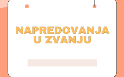 NAPREDOVANJA U ZVANJU