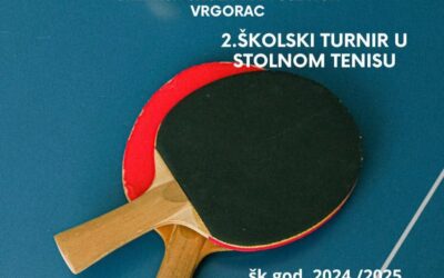 Školski turnir u stolnom tenisu 2025.